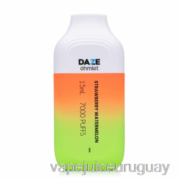 7 Daze Ohmlet 7000 Vape Desechable Fresa Sandia Uruguay